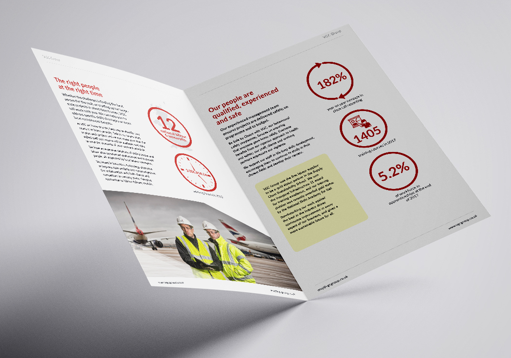 VGC corporate brochure spread
