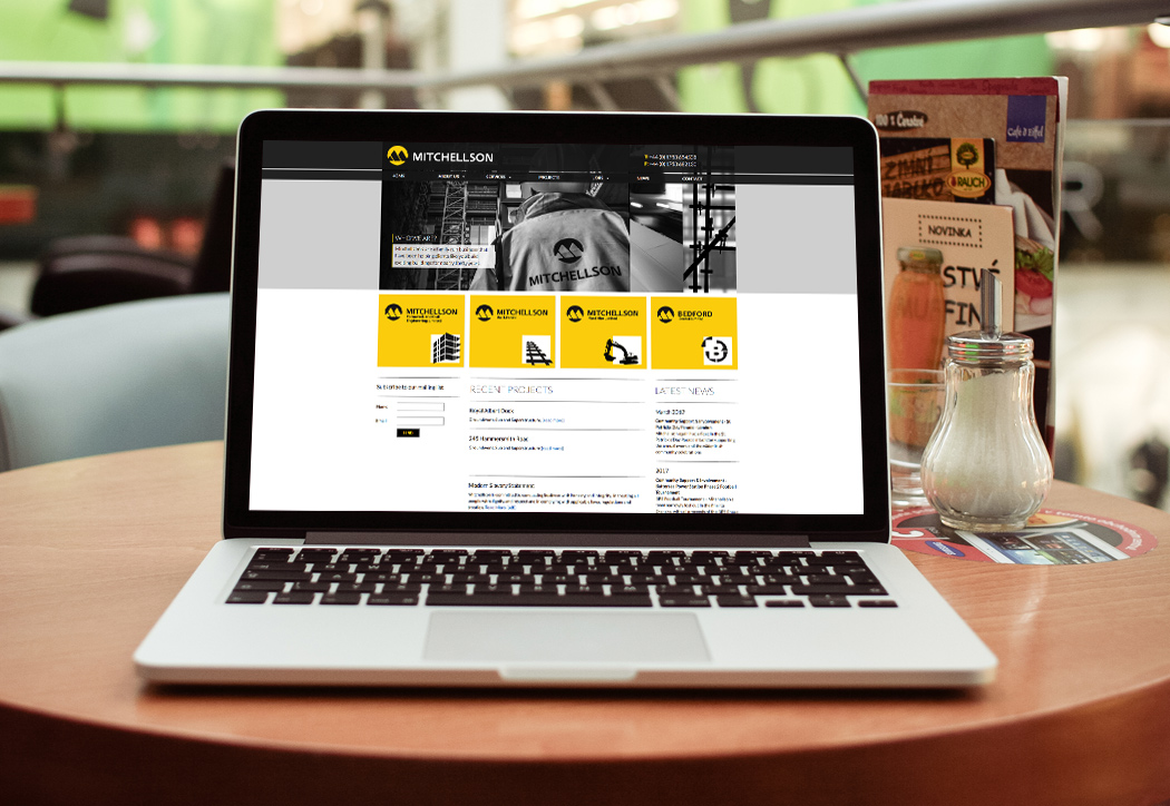 Mitchellson website design
