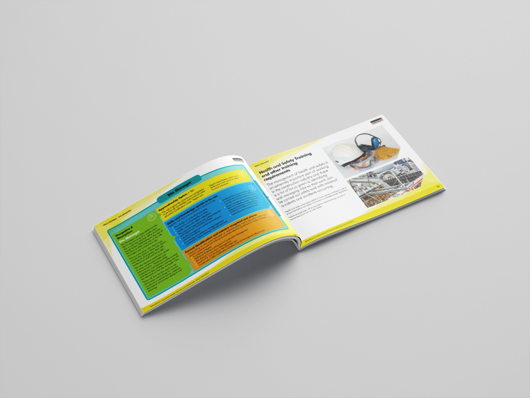 Construct schools brochure spread